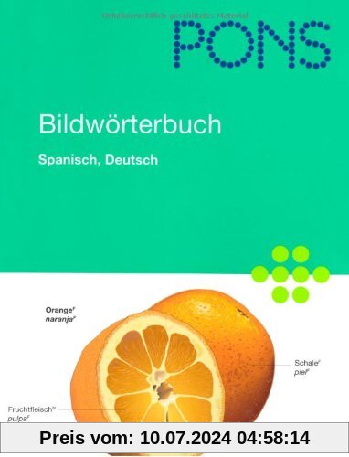 PONS Bildwörterbuch Spanisch, Deutsch: Rund 20.000 Begriffe in zwei Sprachen übersetzt. 600 Themen in 17 Kapiteln